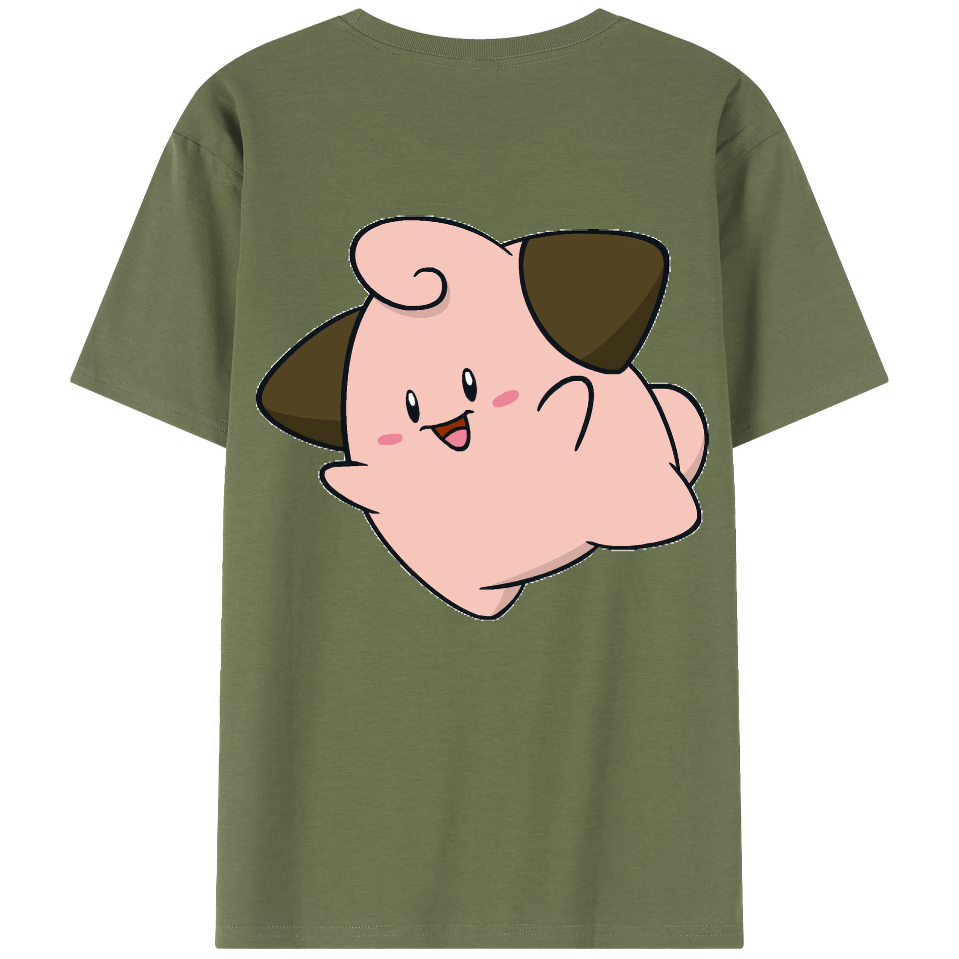 （画像用） ポケットモンスター Pokémon 綿100％半袖Tシャツ（背面プリント）